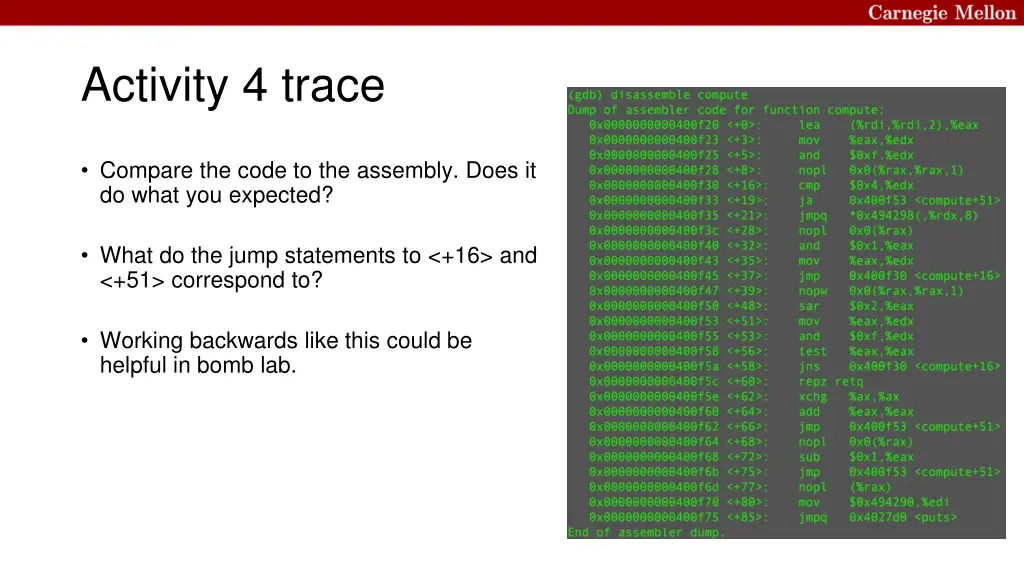 activity 4 trace 4