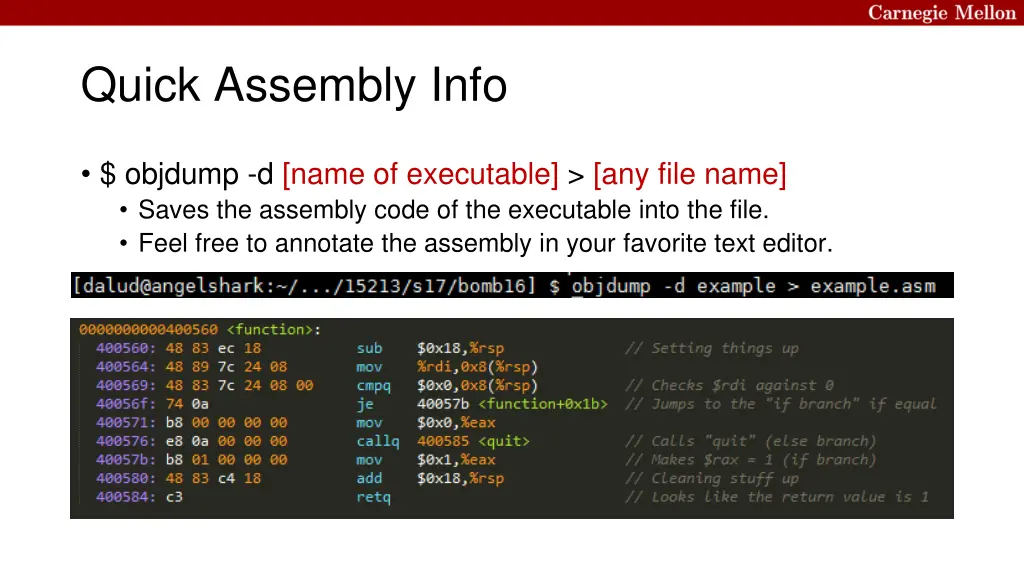 quick assembly info 1