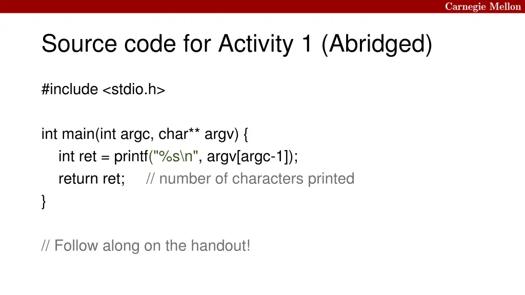 source code for activity 1 abridged