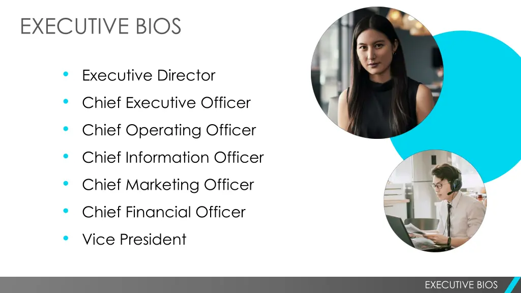 executive bios