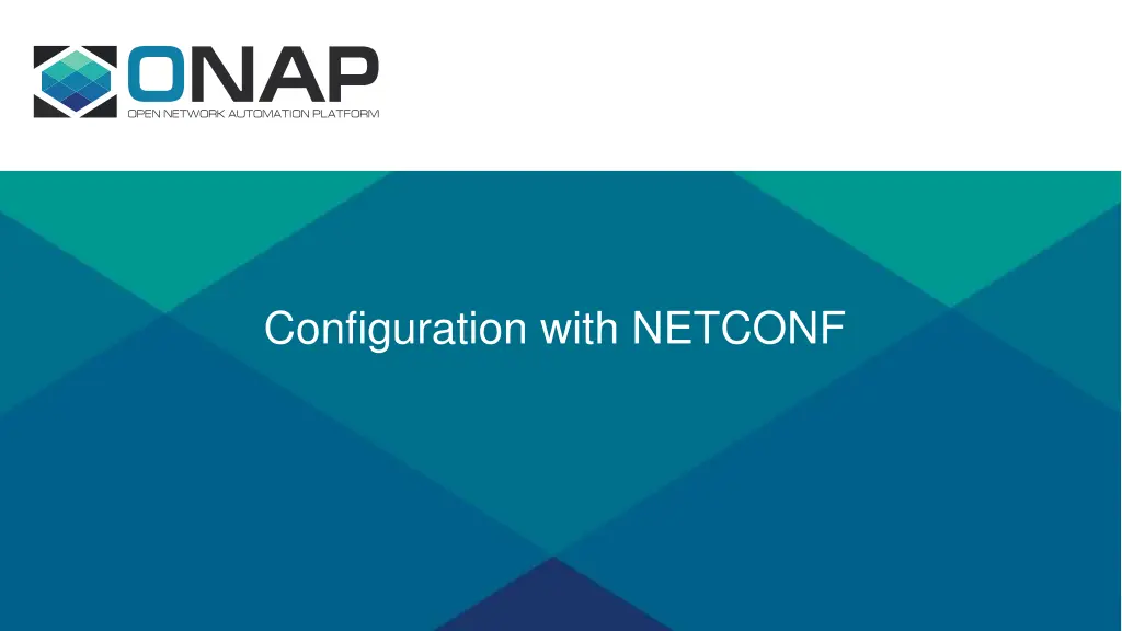 configuration with netconf