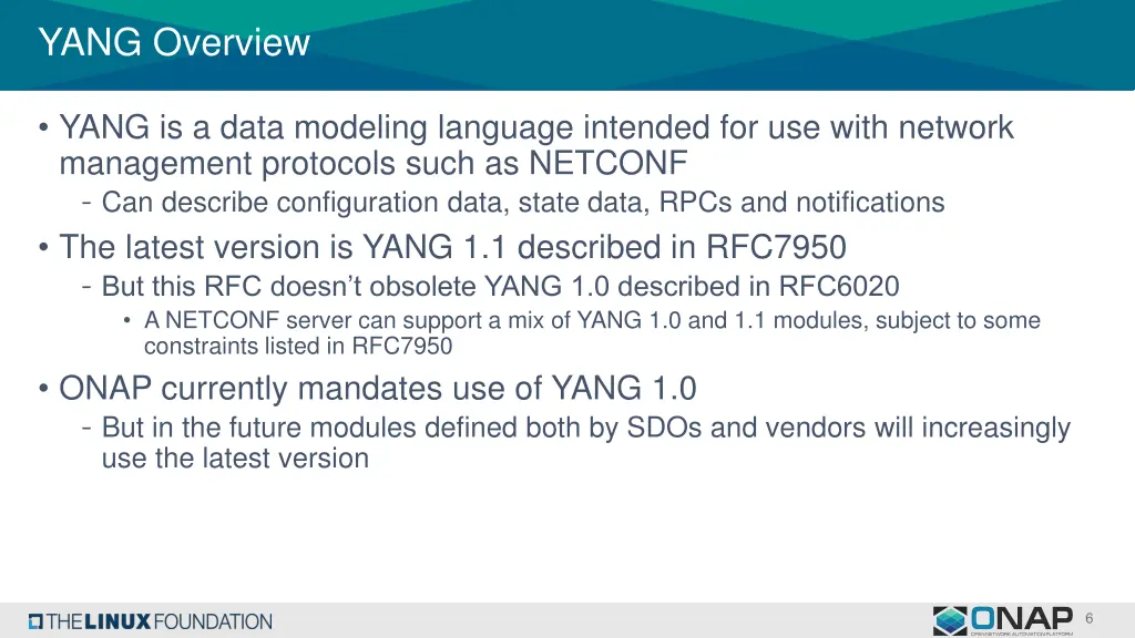 yang overview