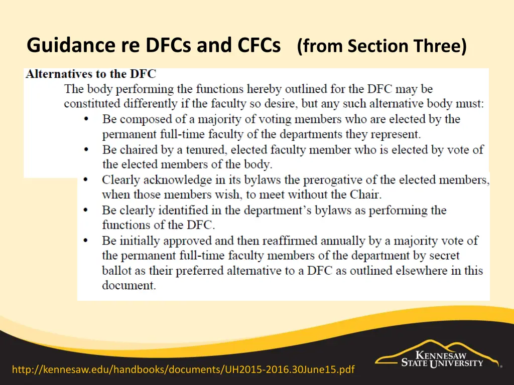 guidance re dfcs and cfcs from section three 2