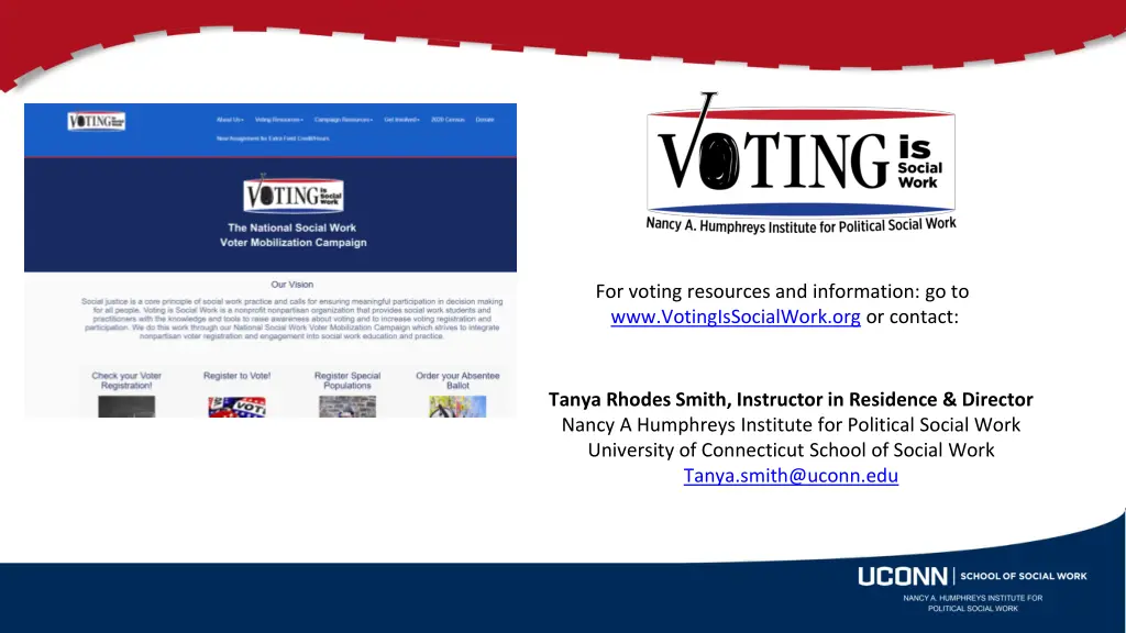 for voting resources and information