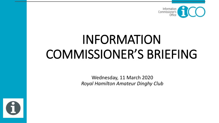 information information commissioner s briefing