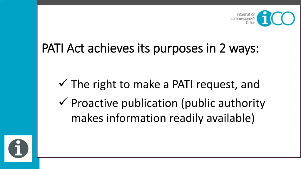 pati act achieves its purposes in 2 ways pati