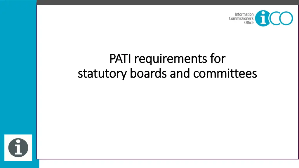 pati requirements for pati requirements