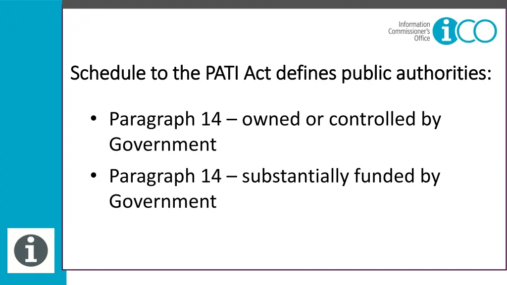 schedule to the pati act defines public 1