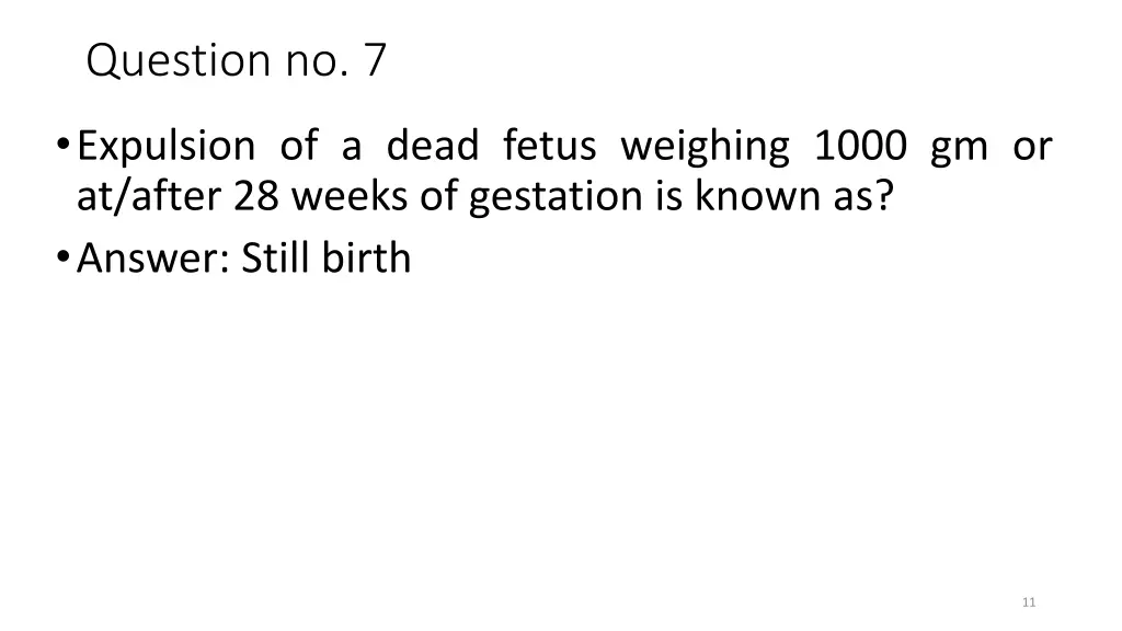 question no 7