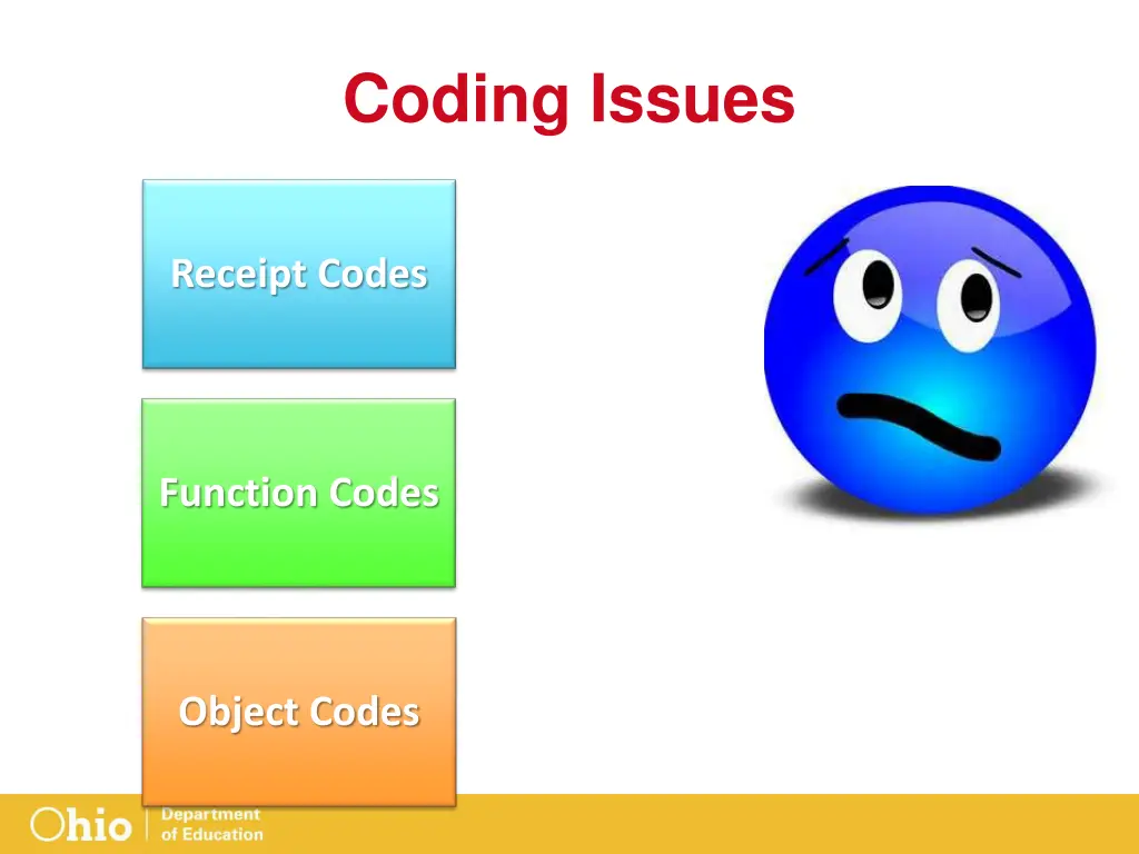 coding issues