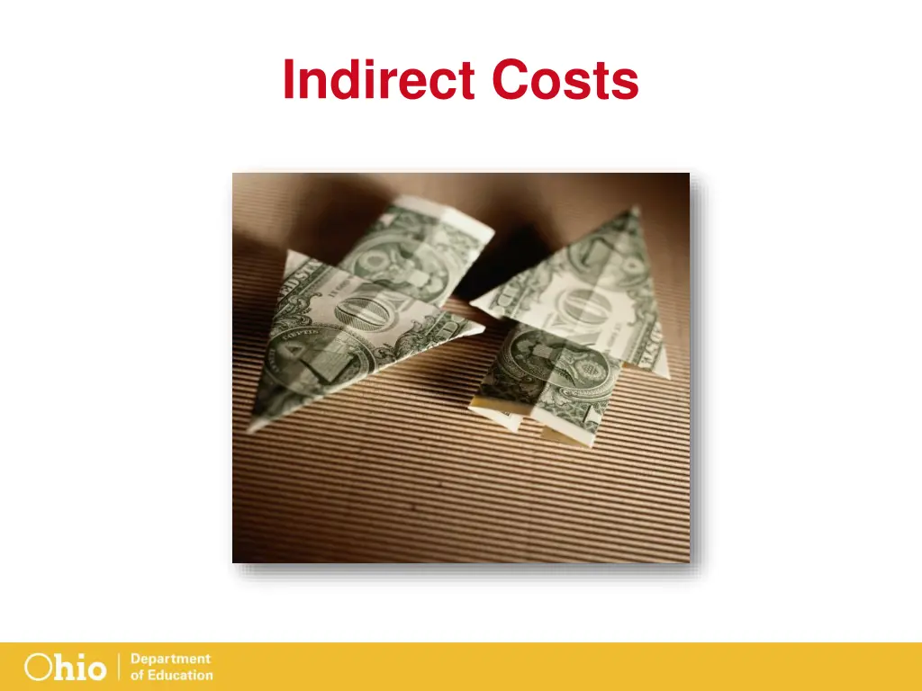 indirect costs