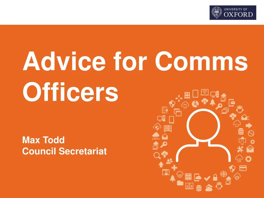 advice for comms officers