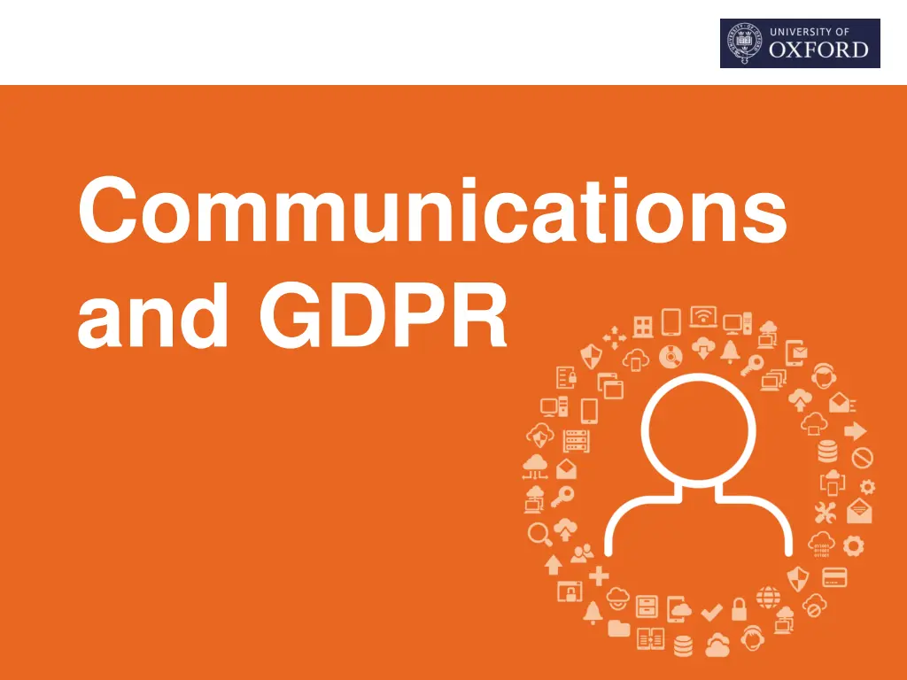 communications and gdpr