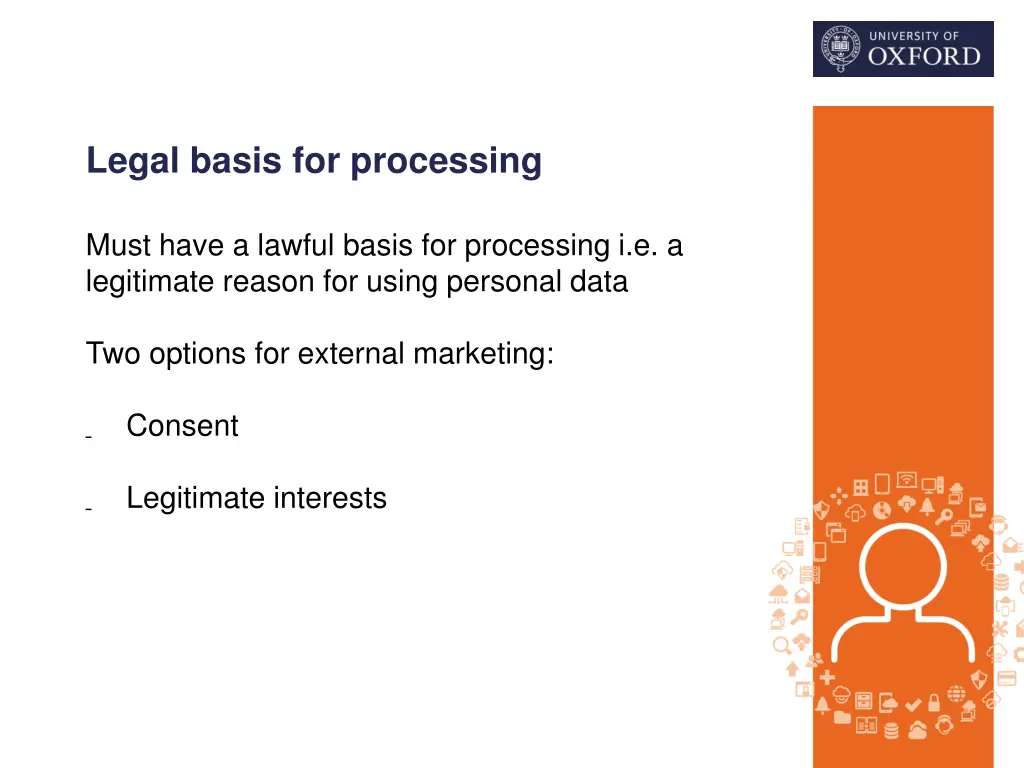 legal basis for processing