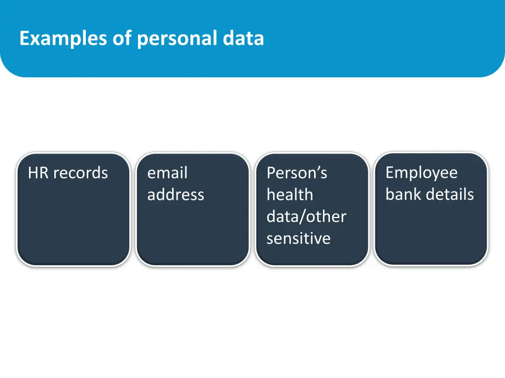 examples of personal data