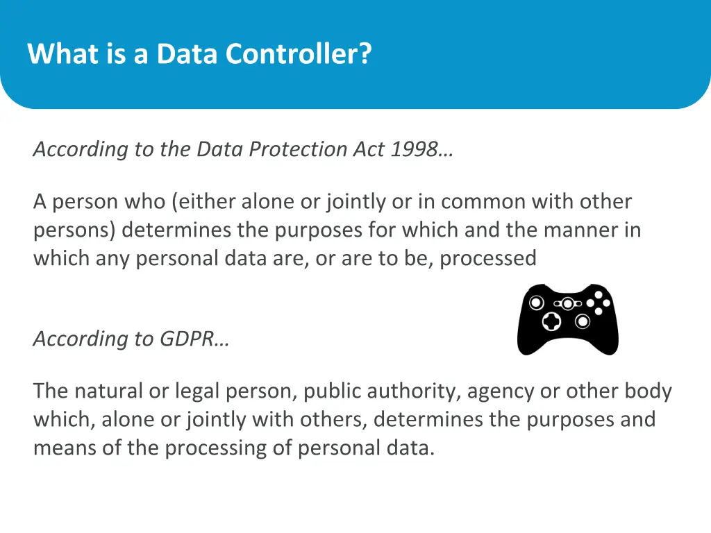 what is a data controller