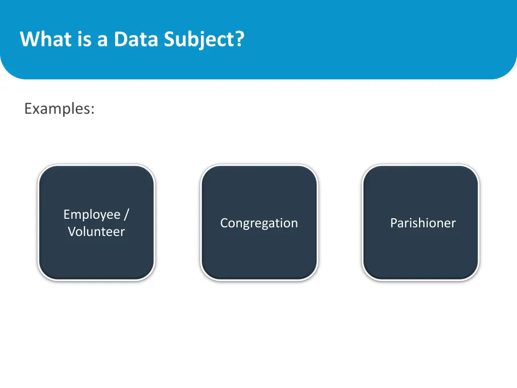 what is a data subject 1