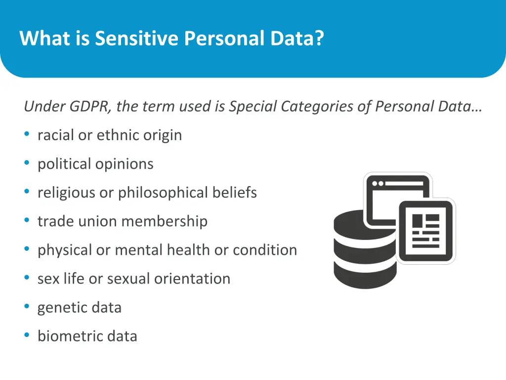 what is sensitive personal data