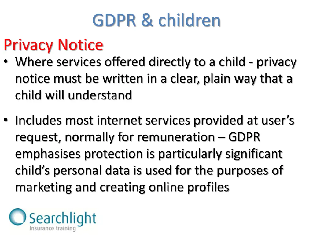 gdpr children