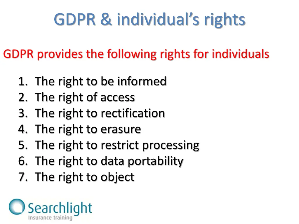 gdpr individual s rights