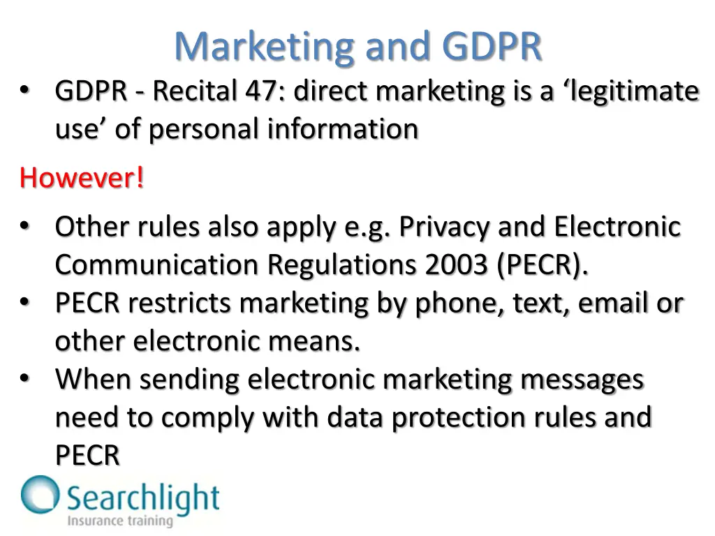 marketing and gdpr gdpr recital 47 direct