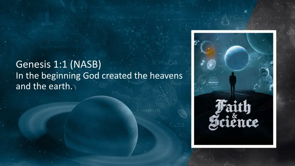 genesis 1 1 nasb in the beginning god created