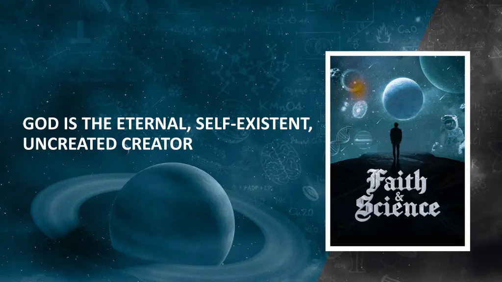 god is the eternal self existent uncreated creator