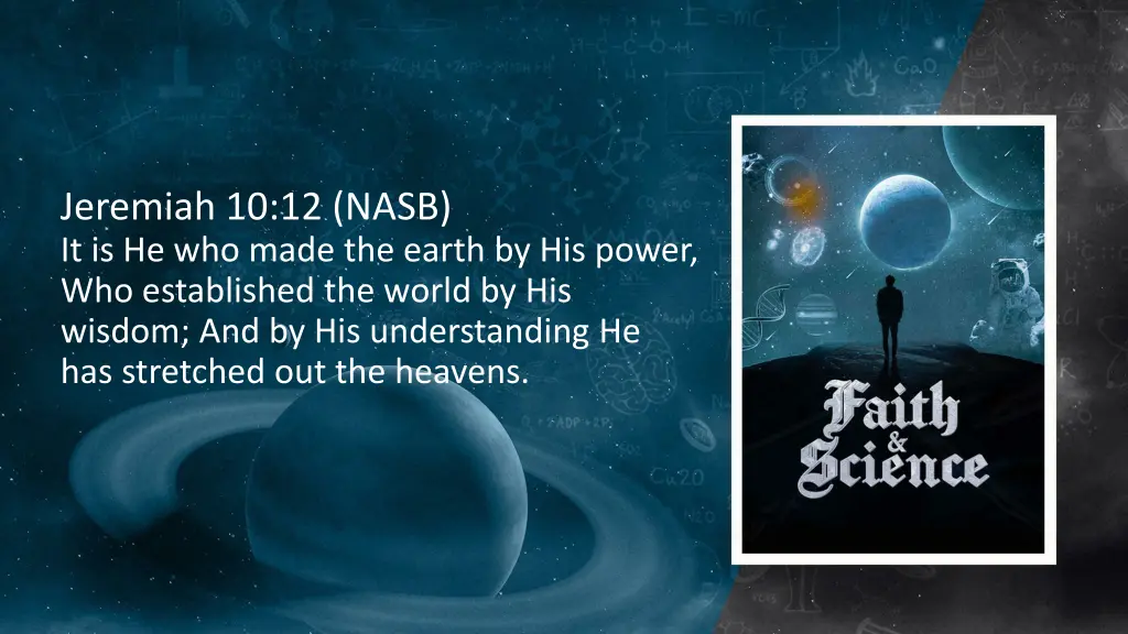 jeremiah 10 12 nasb it is he who made the earth