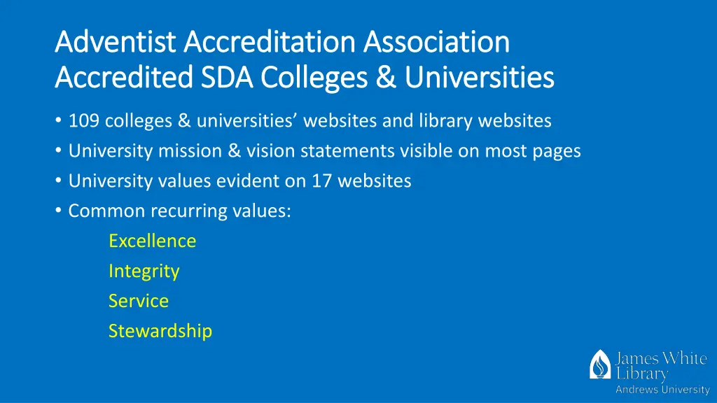 adventist accreditation association adventist