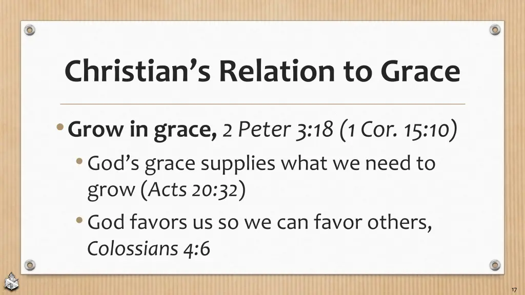 christian s relation to grace 2