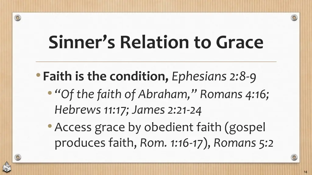 sinner s relation to grace 1