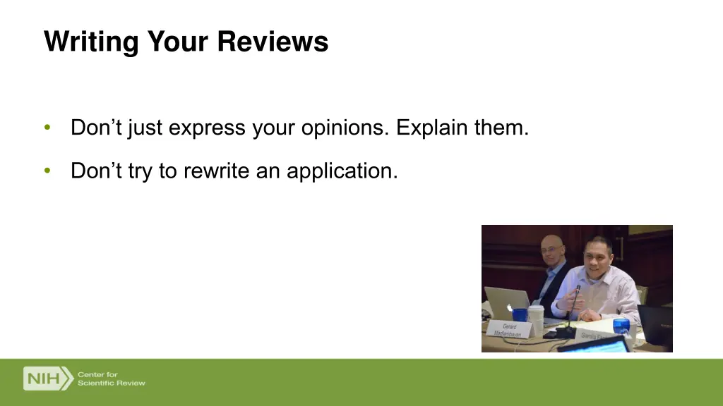 writing your reviews 1