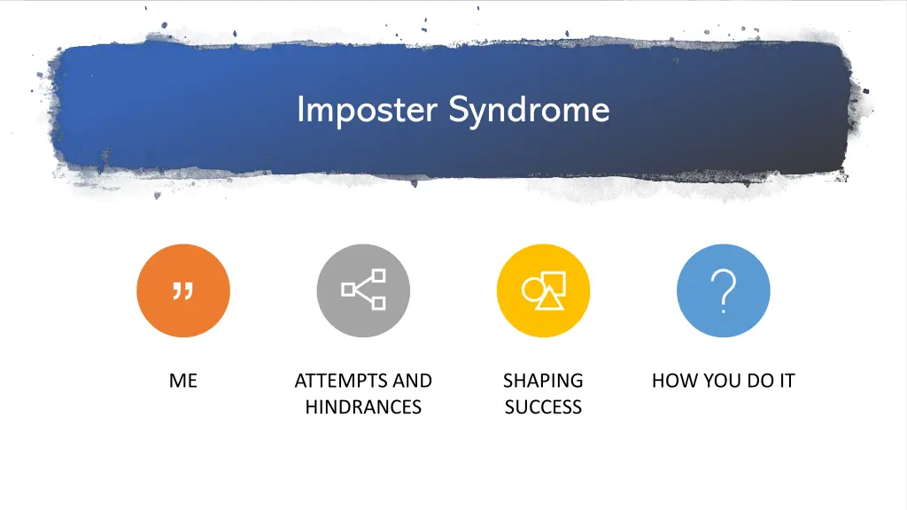 imposter syndrome