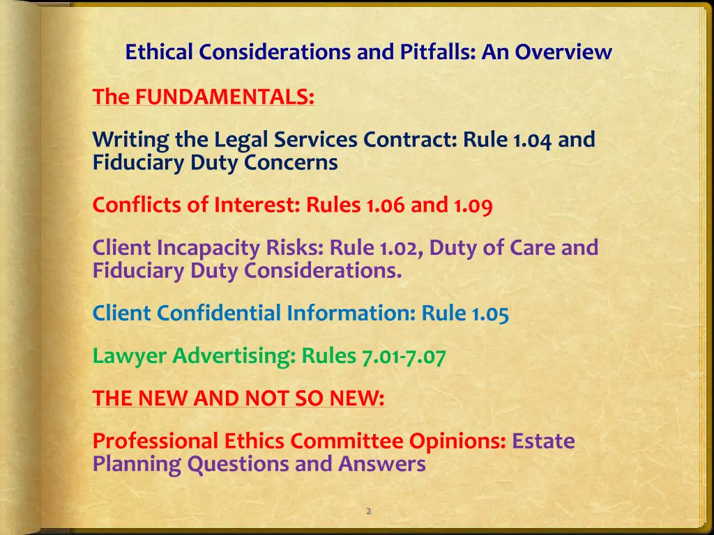 ethical considerations and pitfalls an overview