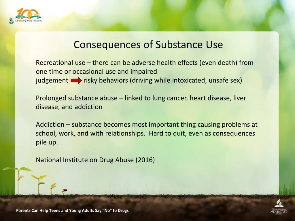 consequences of substance use