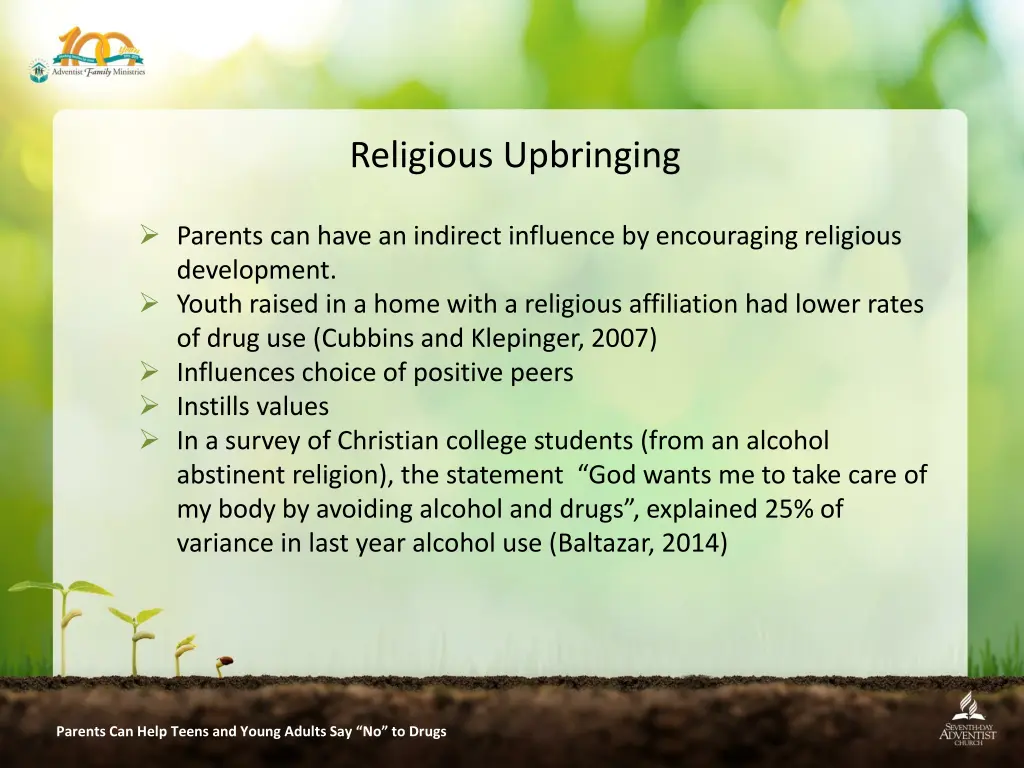 religious upbringing