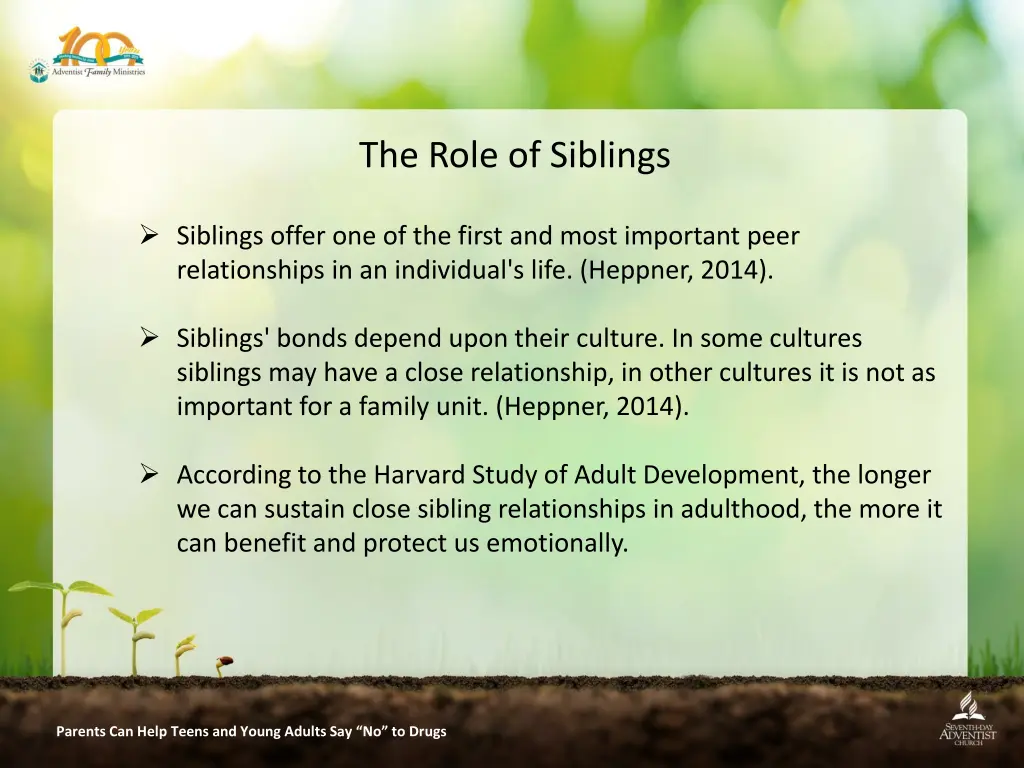 the role of siblings