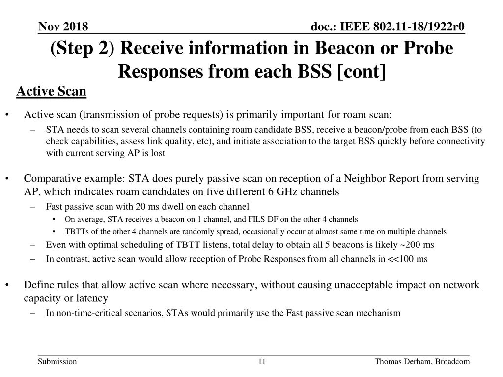 nov 2018 step 2 receive information in beacon 2