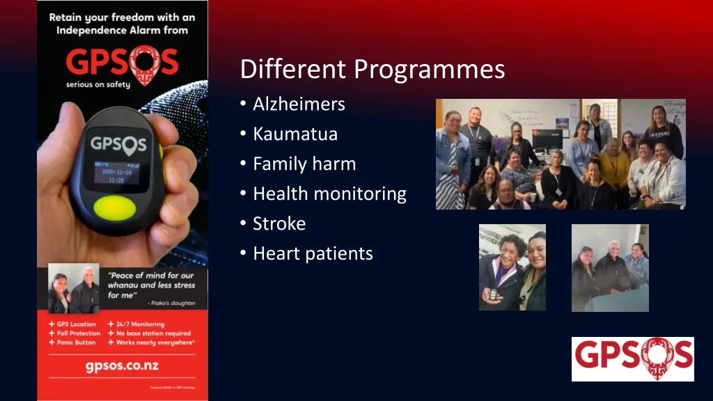 different programmes alzheimers kaumatua family