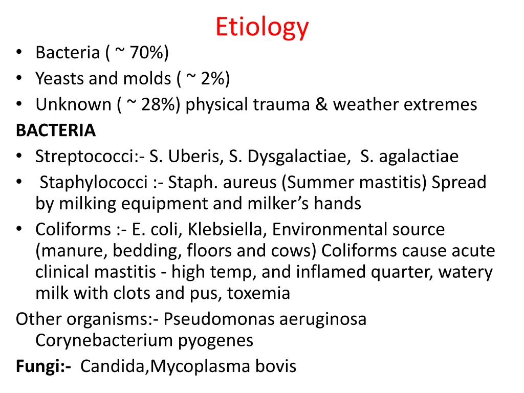 etiology