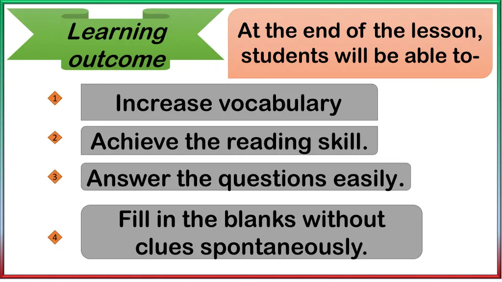 learning outcome