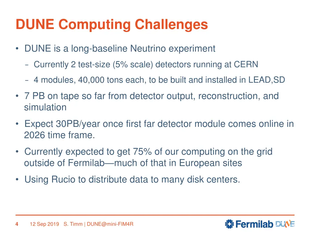 dune computing challenges