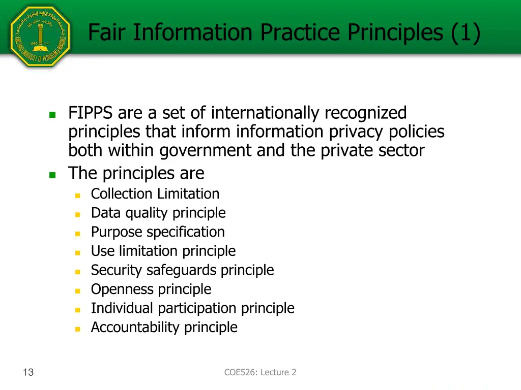 fair information practice principles 1