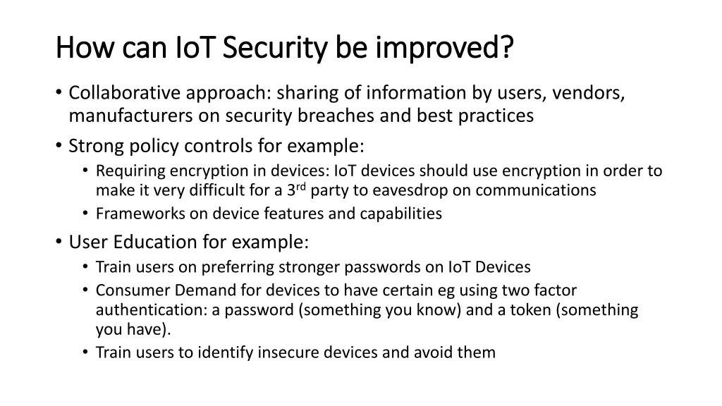 how can iot security be improved