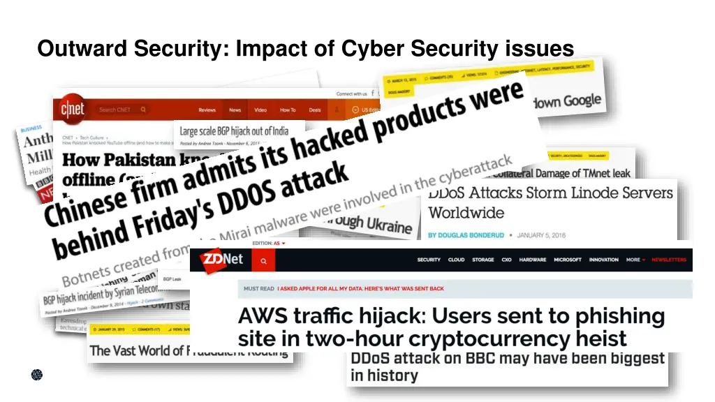 outward security impact of cyber security issues