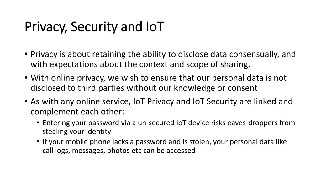 privacy security and iot privacy security and iot