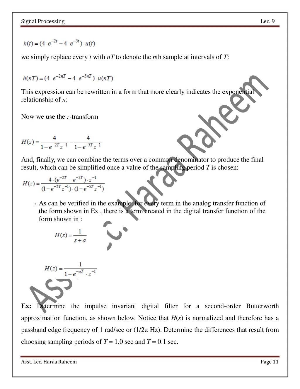 signal processing 10