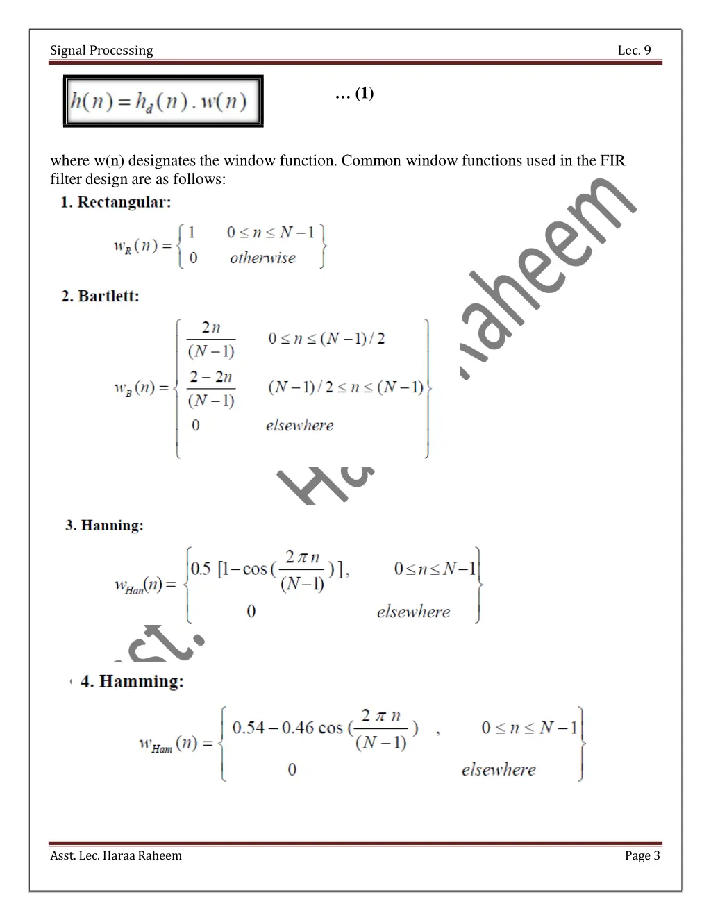 signal processing 2