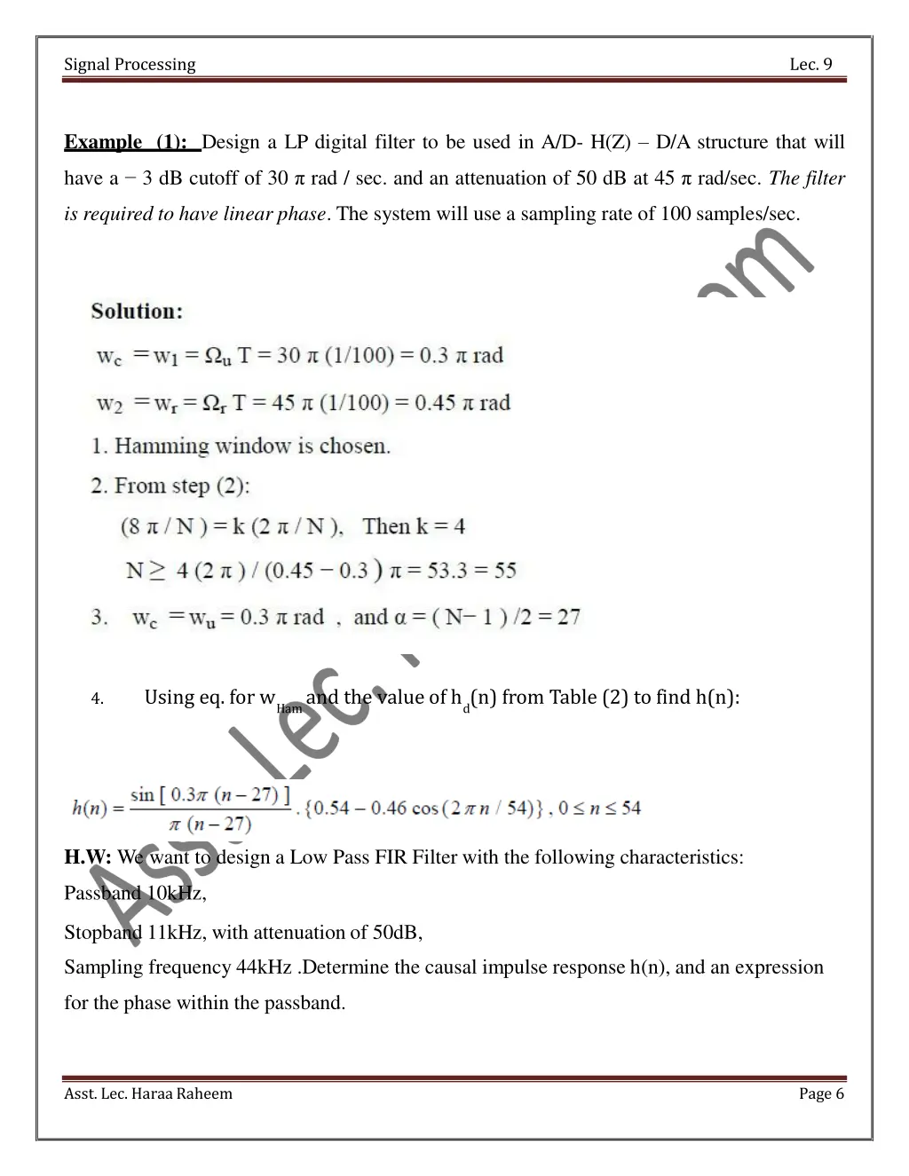 signal processing 5