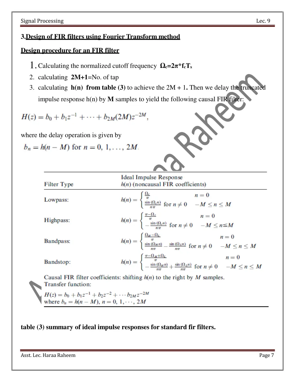 signal processing 6